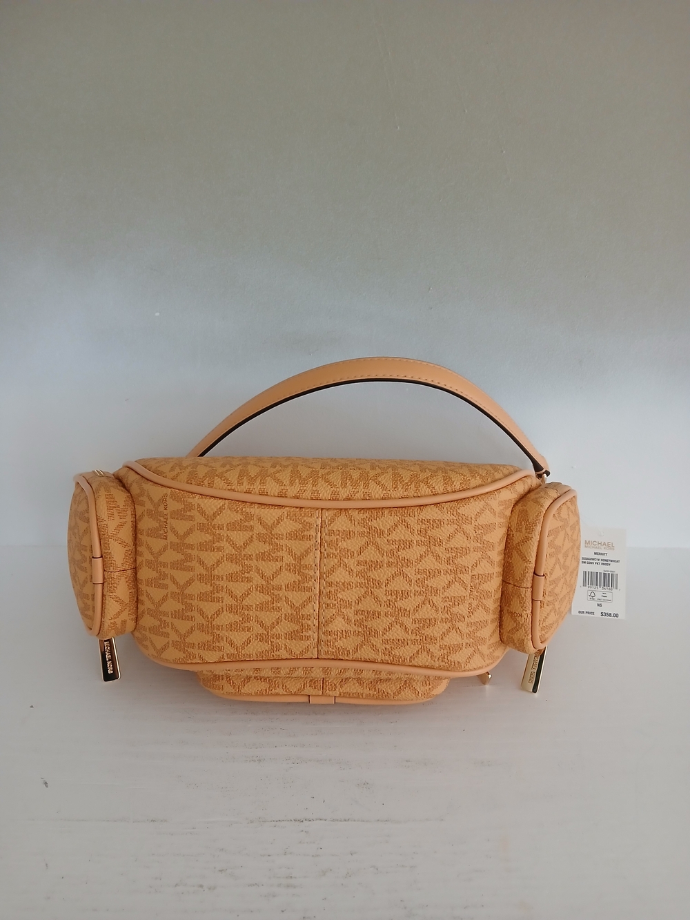 Michael Kors Merritt Honeywheat Convertible Crossbody - Picture 3 of 8